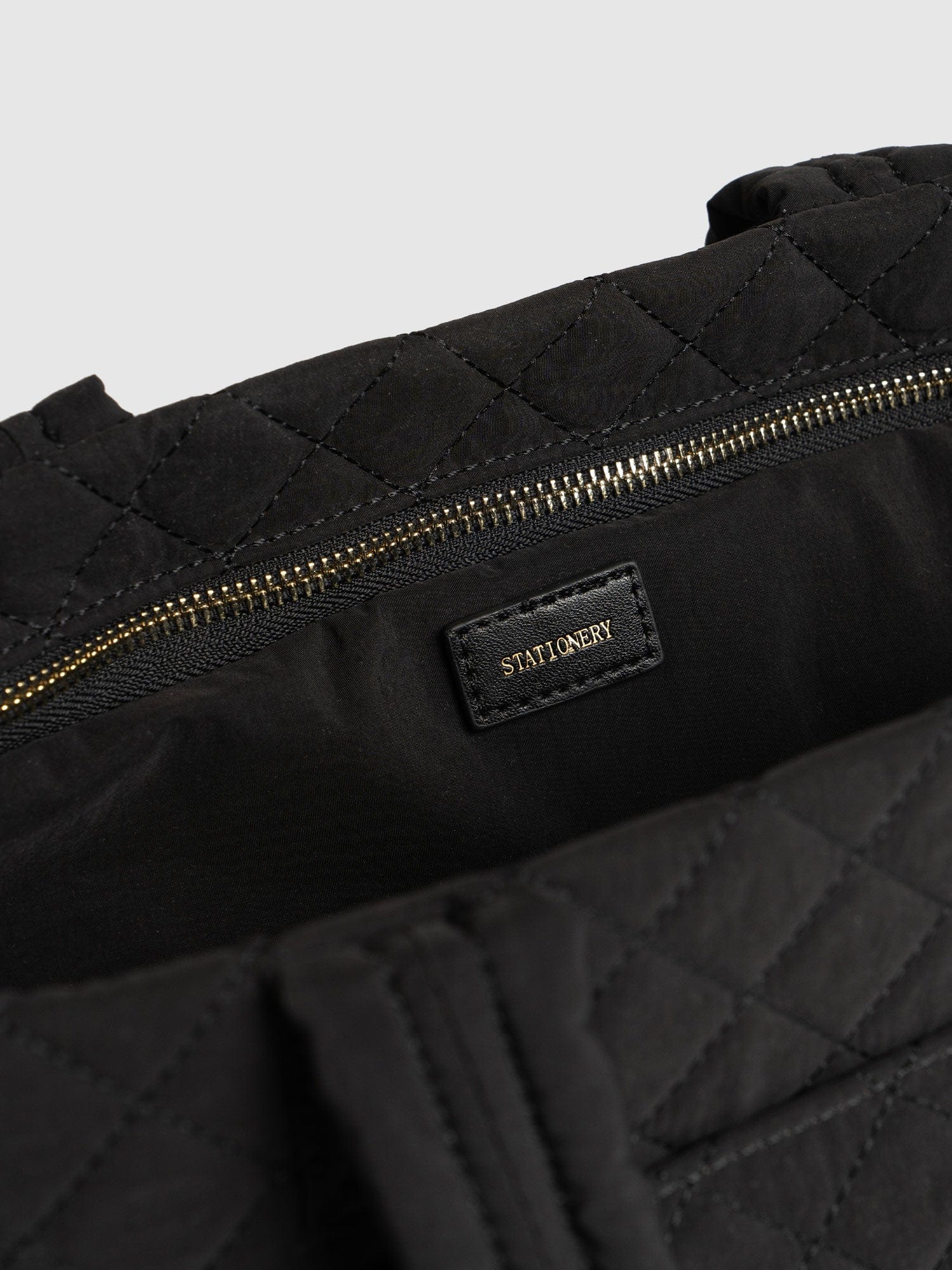 Marina Quilted Shopper Bag Black - Women's Bags | Saint + Sofia® USA